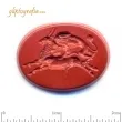 Lion fighting Bull