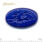 Γλυπτογραφία σφραγιδόλιθος Ακροβάτης σε ταύρο Γλυπτογραφία σφραγιδόλιθος Ακροβάτης σε ταύρο