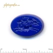 Γλυπτογραφία σφραγιδόλιθος Ακροβάτης σε ταύρο Γλυπτογραφία σφραγιδόλιθος Ακροβάτης σε ταύρο