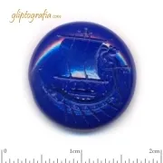 Γλυπτογραφία σφραγιδόλιθος Αρχαίο πολεμικό πλοίο Γλυπτογραφία σφραγιδόλιθος Αρχαίο πολεμικό πλοίο