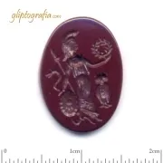 Γλυπτογραφία σφραγιδόλιθος Αθηνά Γλυπτογραφία σφραγιδόλιθος Αθηνά