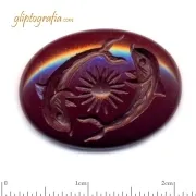 Γλυπτογραφία σφραγιδόλιθος Δελφίνια