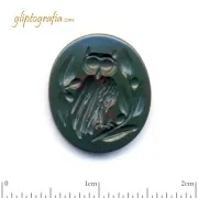 Γλυπτογραφία σφραγιδόλιθος Η κουκουβάγια της σοφίας Γλυπτογραφία σφραγιδόλιθος Η κουκουβάγια της σοφίας