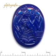 Γλυπτογραφία σφραγιδόλιθος Ιέρεια σε βωμό Μινωικό Γλυπτογραφία σφραγιδόλιθος Ιέρεια σε βωμό Μινωικό