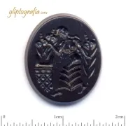 Γλυπτογραφία σφραγιδόλιθος Ιέρεια σε βωμό Μινωικό Γλυπτογραφία σφραγιδόλιθος Ιέρεια σε βωμό Μινωικό