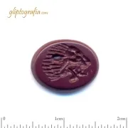 Γλυπτογραφία σφραγιδόλιθος Κεφαλή Λέοντος Γλυπτογραφία σφραγιδόλιθος Κεφαλή Λέοντος