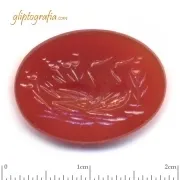 Γλυπτογραφία σφραγιδόλιθος Κύκνοι Γλυπτογραφία σφραγιδόλιθος Κύκνοι