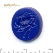 Γλυπτογραφία σφραγιδόλιθος Λέων επιτιθέμενος σε ελάφι Γλυπτογραφία σφραγιδόλιθος Λέων επιτιθέμενος σε ελάφι