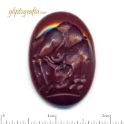 Γλυπτογραφία σφραγιδόλιθος Μινώταυρος Γλυπτογραφία σφραγιδόλιθος Μινώταυρος