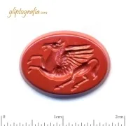 Γλυπτογραφία σφραγιδόλιθος Πήγασος ιπτάμενος Γλυπτογραφία σφραγιδόλιθος Πήγασος ιπτάμενος