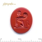 Γλυπτογραφία σφραγιδόλιθος Σφίγγα Ελληνική Γλυπτογραφία σφραγιδόλιθος Σφίγγα Ελληνική