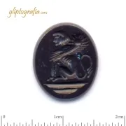 Γλυπτογραφία σφραγιδόλιθος Σφίγγα Ελληνική Γλυπτογραφία σφραγιδόλιθος Σφίγγα Ελληνική