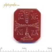 Γλυπτογραφία σφραγιδόλιθος Σταυρός Βυζαντινός