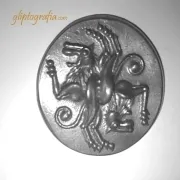 Μοντέλο Ανάγλυφη Γλυπτογραφική παράσταση - Δύο λέοντες