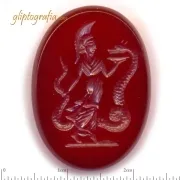 Athena and the snake