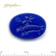 Eros with trident on dolphins Eros with trident on dolphins