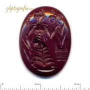 Priestess at a Minoan altar